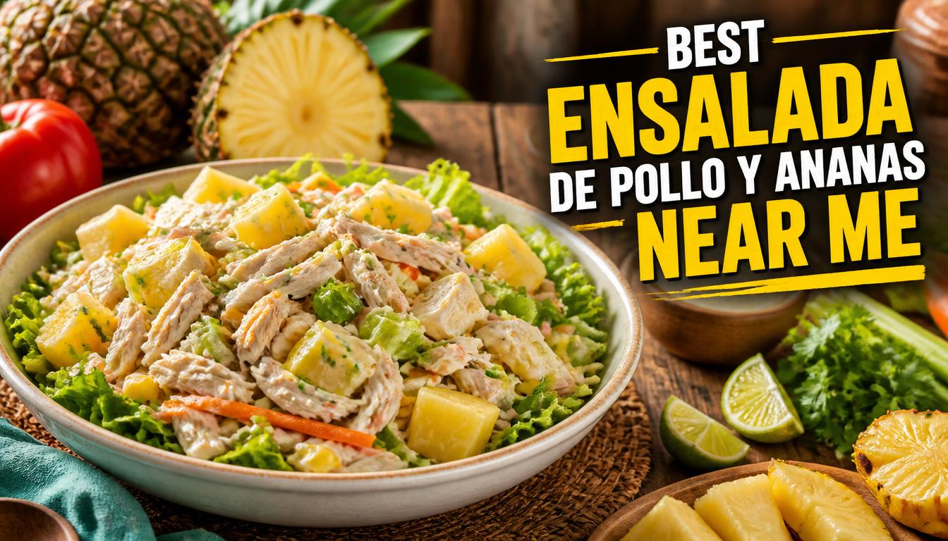 best ensalada de pollo y ananas near me