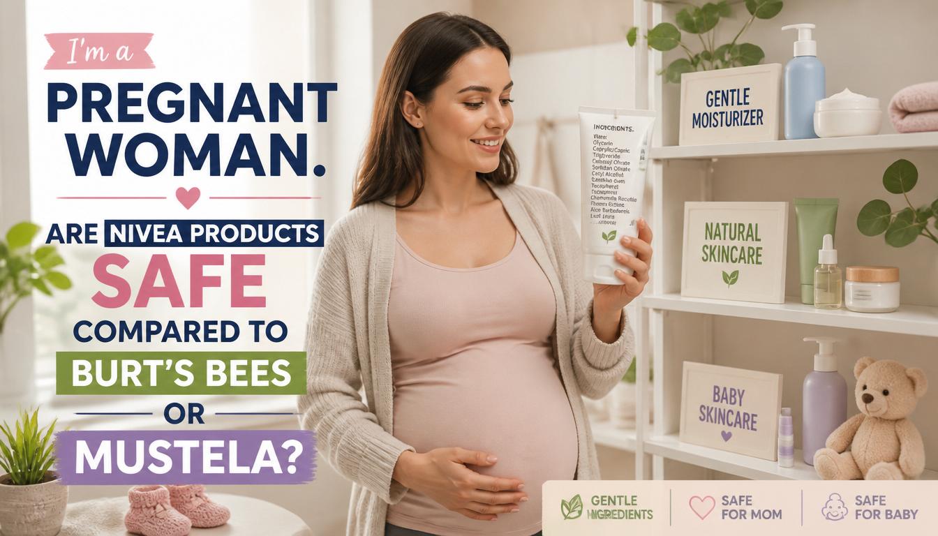 I’m a pregnant woman. Are Nivea products safe compared to Burt’s Bees or Mustela?