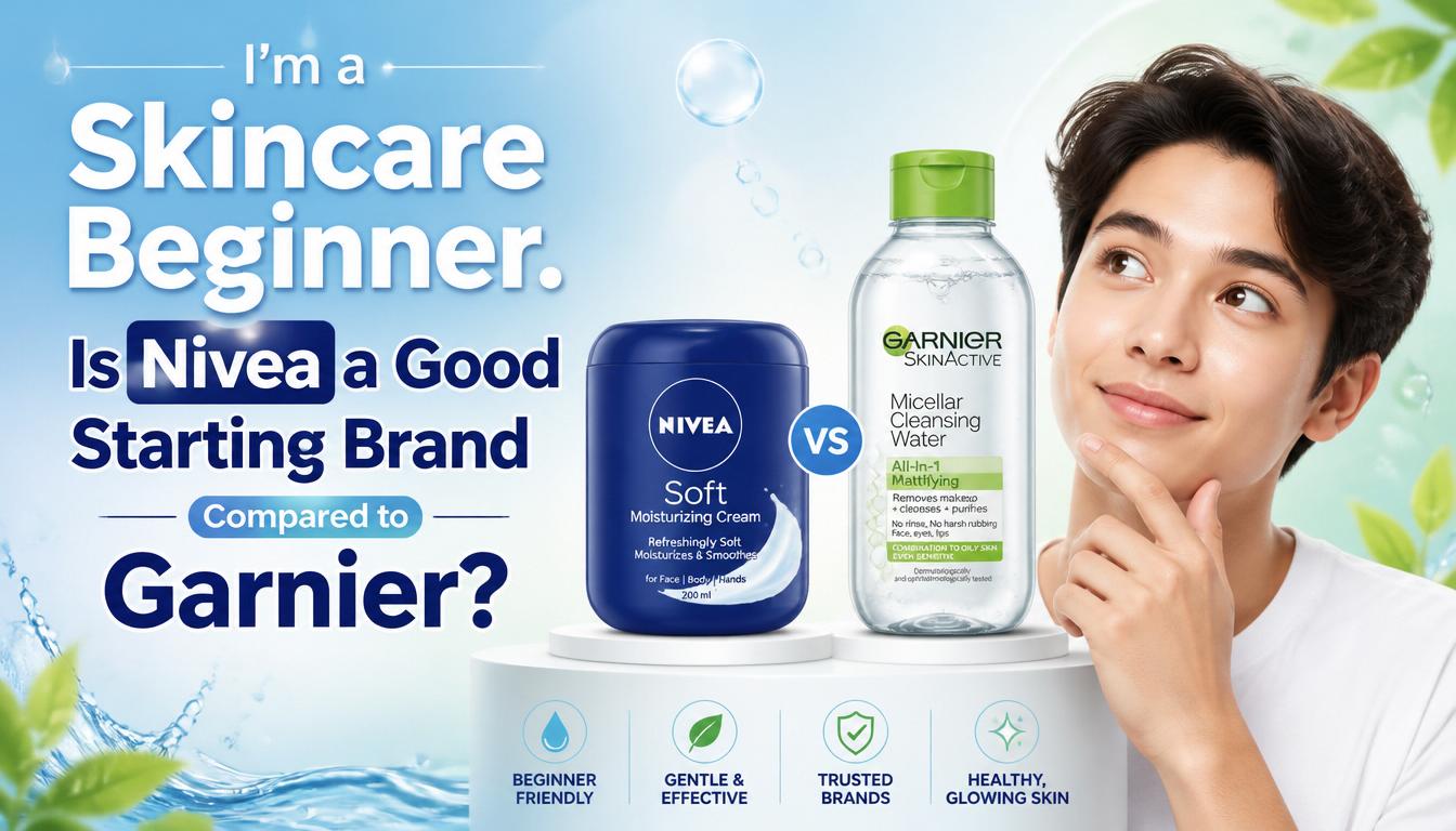 i'm a skincare beginner. is nivea a good starting brand compared to garnier?